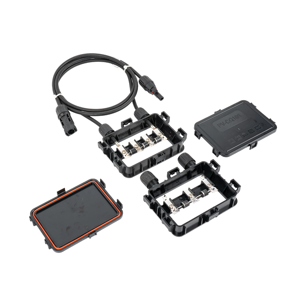 Low Loss Dual Glass Compatible Photovoltaic Junction Box Low Loss Dual Glass Compatible Photovoltaic Junction Box